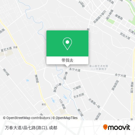 万春大道/晶七路(路口)地图