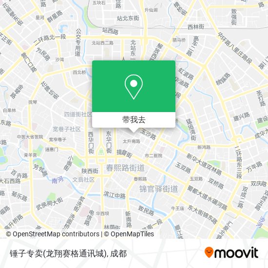 锤子专卖(龙翔赛格通讯城)地图