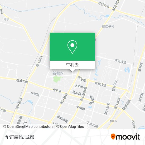 华谊装饰地图