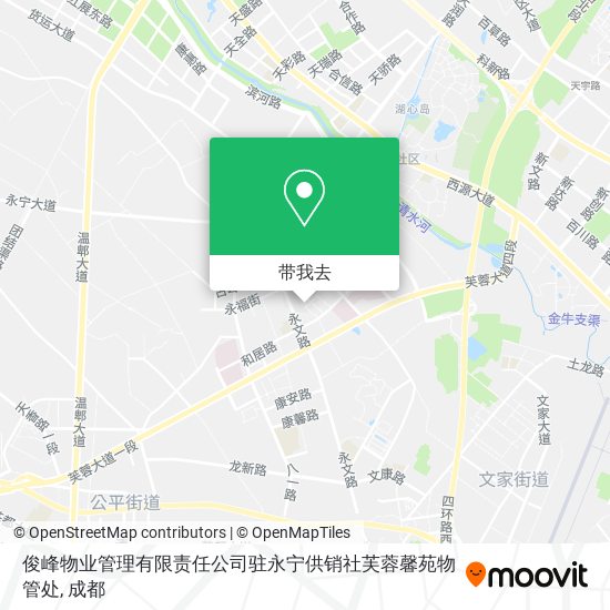 俊峰物业管理有限责任公司驻永宁供销社芙蓉馨苑物管处地图