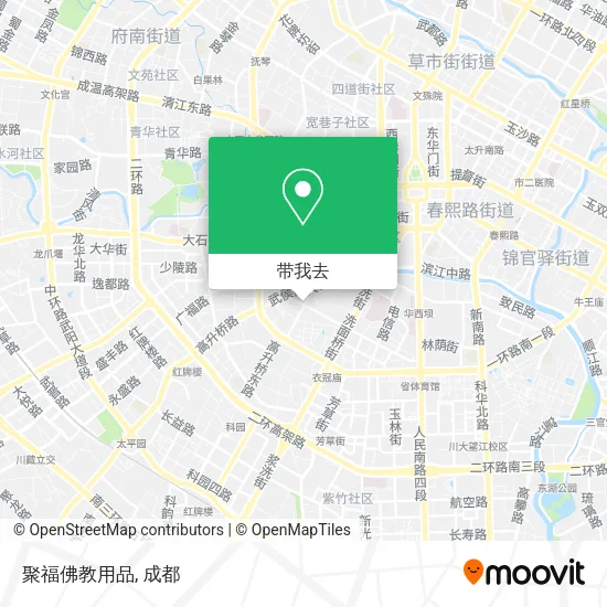 聚福佛教用品地图