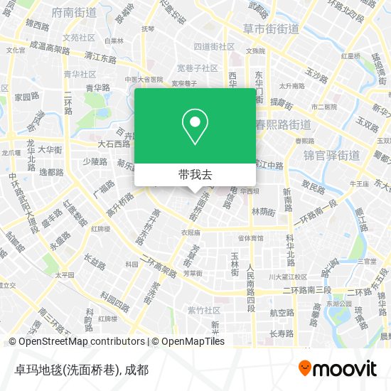 卓玛地毯(洗面桥巷)地图