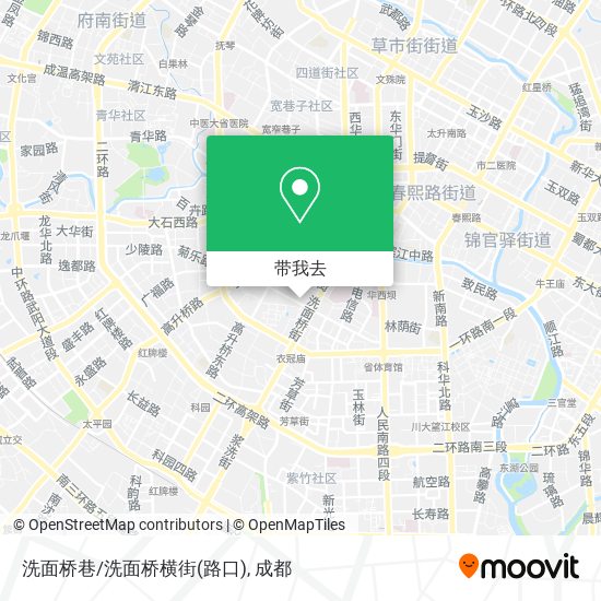 洗面桥巷/洗面桥横街(路口)地图