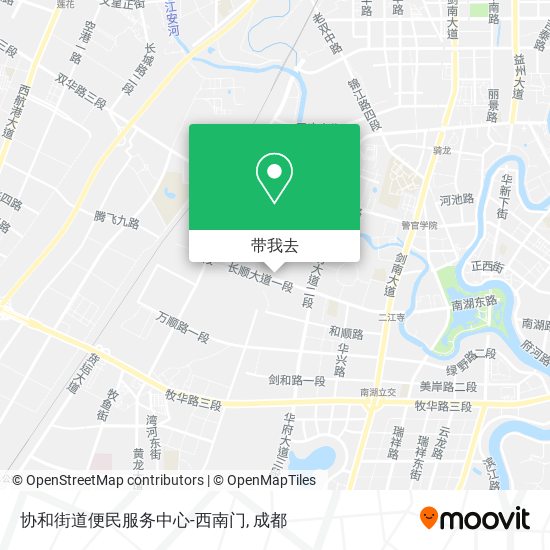 协和街道便民服务中心-西南门地图