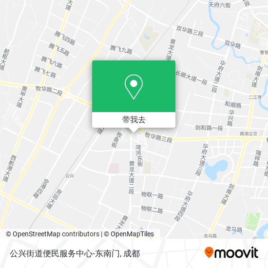 公兴街道便民服务中心-东南门地图