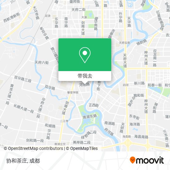 协和茶庄地图