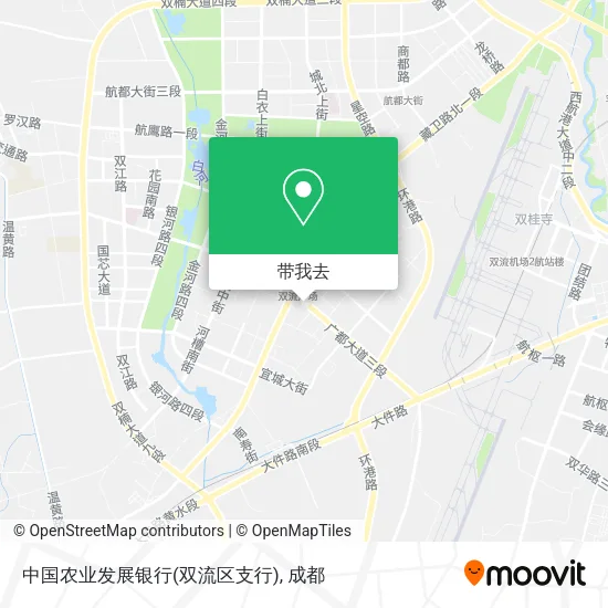 中国农业发展银行(双流区支行)地图