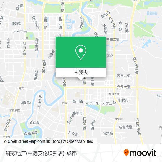 链家地产(中德英伦联邦店)地图