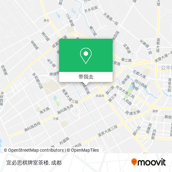 宜必思棋牌室茶楼地图