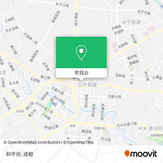 和平街地图