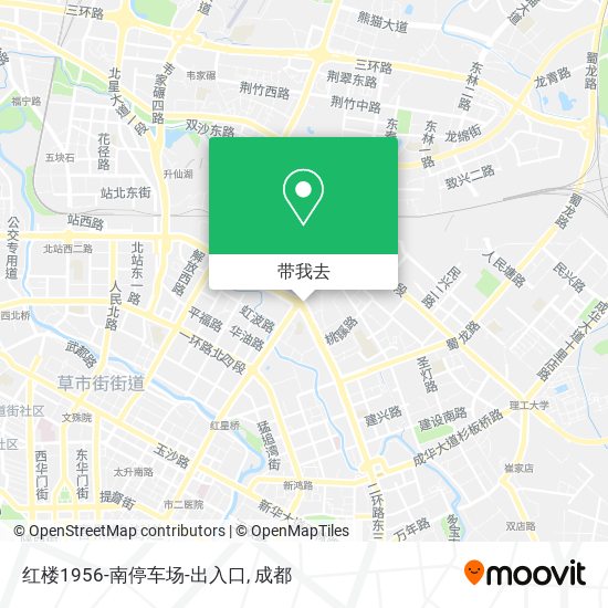 红楼1956-南停车场-出入口地图
