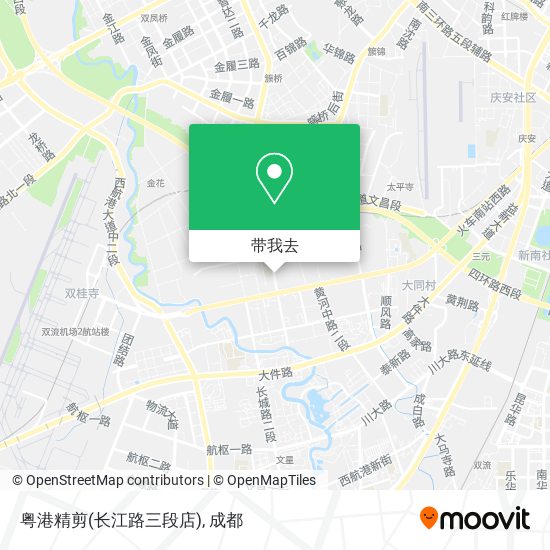 粤港精剪(长江路三段店)地图
