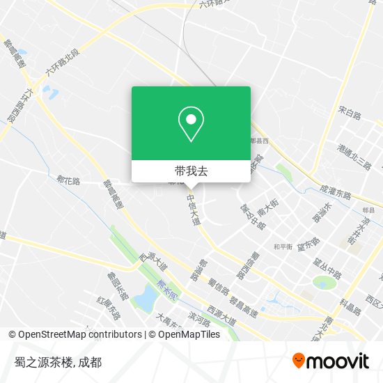 蜀之源茶楼地图