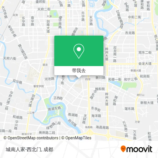城南人家-西北门地图