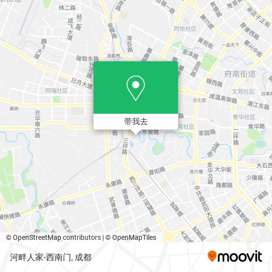 河畔人家-西南门地图