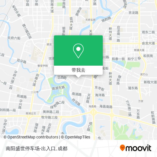 南阳盛世停车场-出入口地图