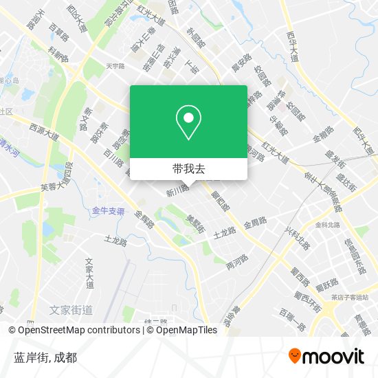 蓝岸街地图
