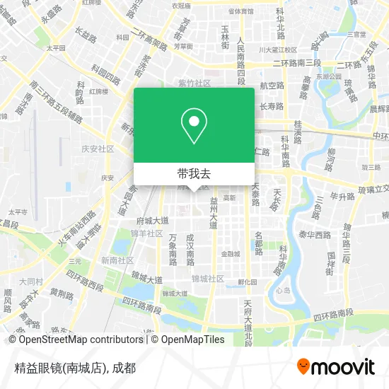 精益眼镜(南城店)地图