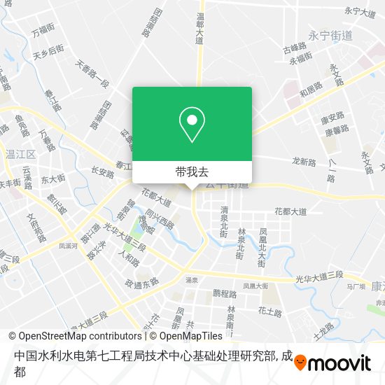 中国水利水电第七工程局技术中心基础处理研究部地图