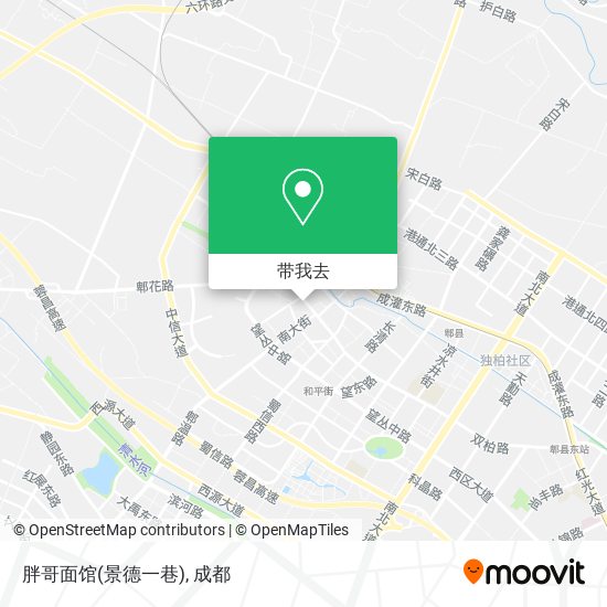 胖哥面馆(景德一巷)地图