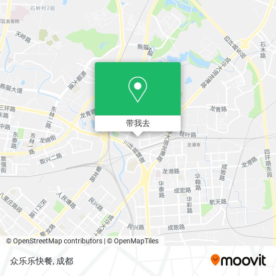 众乐乐快餐地图