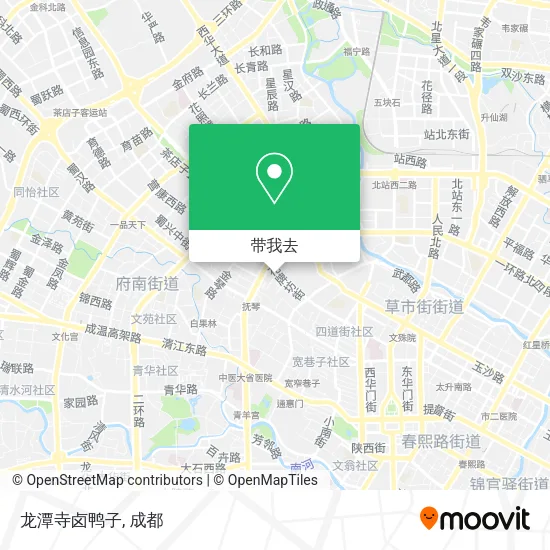 龙潭寺卤鸭子地图