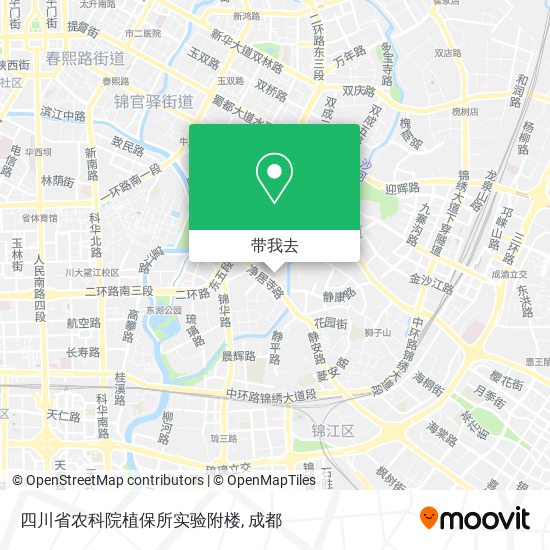 四川省农科院植保所实验附楼地图
