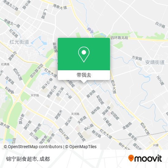 锦宁副食超市地图