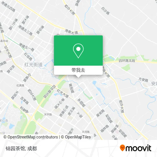 锦园茶馆地图