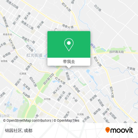 锦园社区地图
