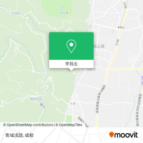 青城浅隐地图