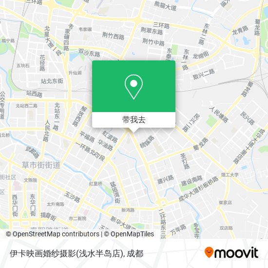 伊卡映画婚纱摄影(浅水半岛店)地图