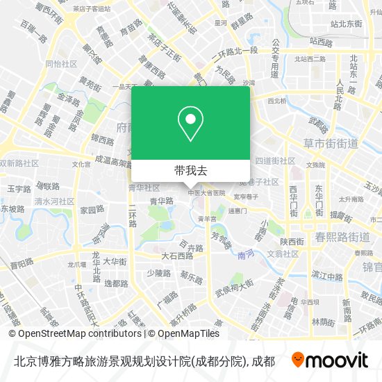 北京博雅方略旅游景观规划设计院(成都分院)地图