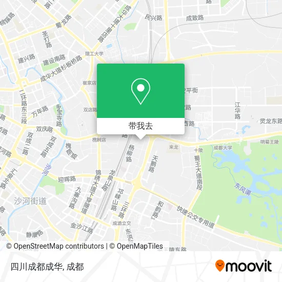 四川成都成华地图