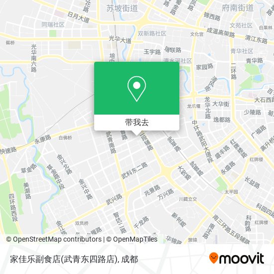 家佳乐副食店(武青东四路店)地图
