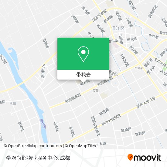 学府尚郡物业服务中心地图