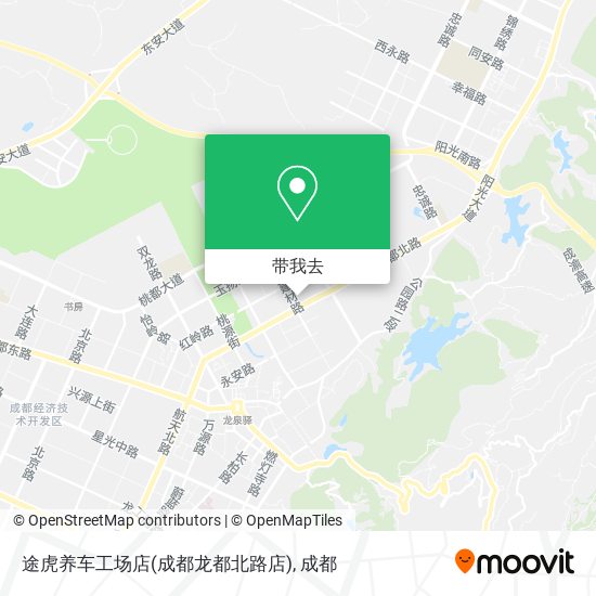途虎养车工场店(成都龙都北路店)地图