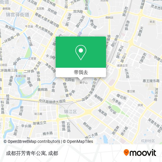 成都芬芳青年公寓地图