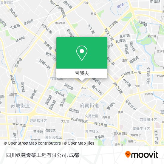 四川铁建爆破工程有限公司地图