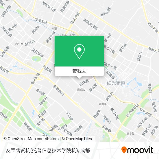 友宝售货机(托普信息技术学院机)地图