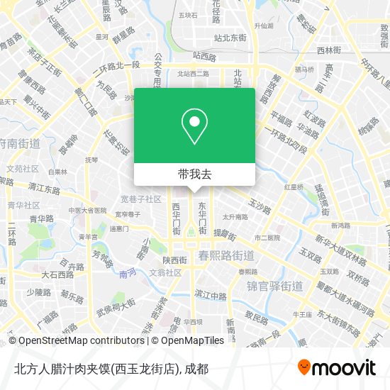 北方人腊汁肉夹馍(西玉龙街店)地图