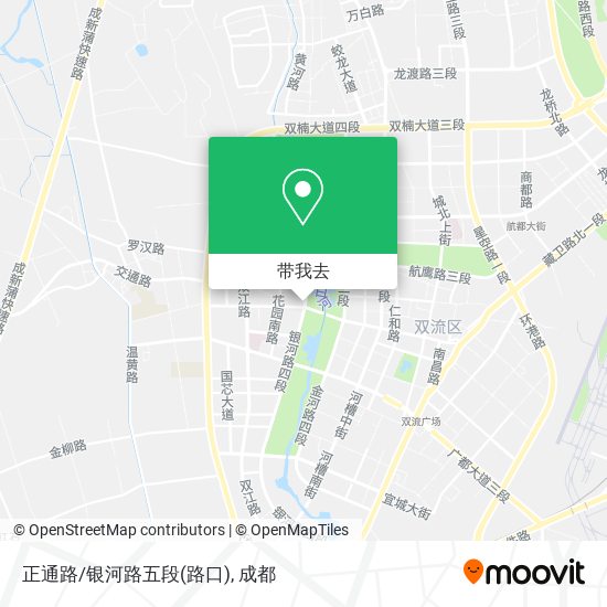 正通路/银河路五段(路口)地图