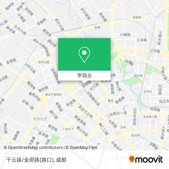 子云路/金府路(路口)地图