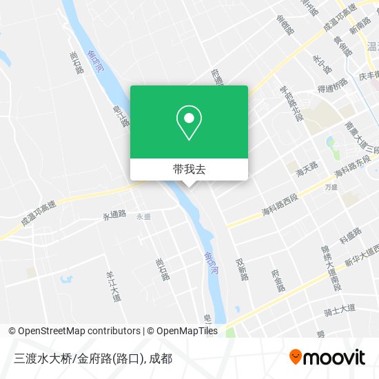 三渡水大桥/金府路(路口)地图