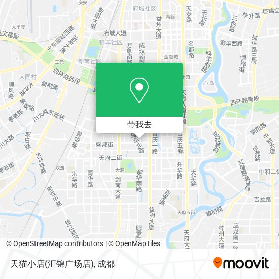 天猫小店(汇锦广场店)地图