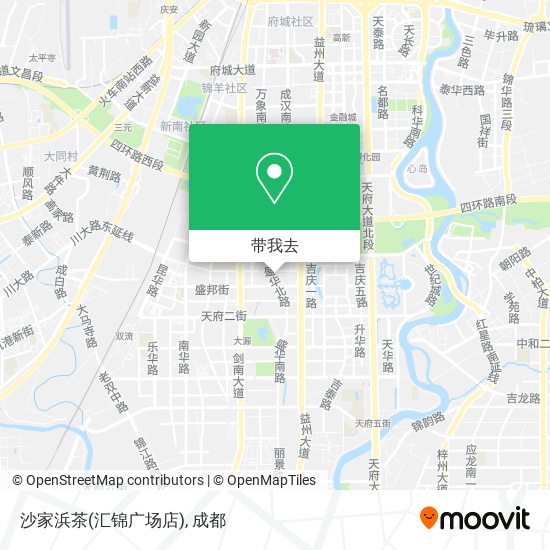 沙家浜茶(汇锦广场店)地图