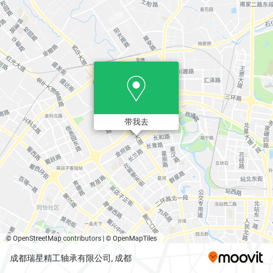 成都瑞星精工轴承有限公司地图