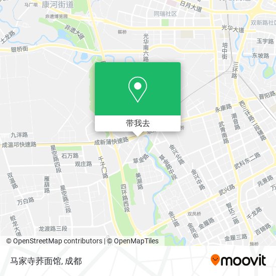 马家寺荞面馆地图