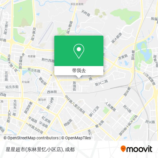 星星超市(东林景忆小区店)地图