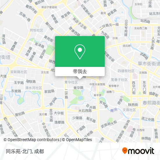 同乐苑-北门地图